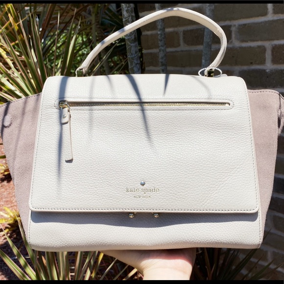 Kate Spade suede leather satchel - Picture 5 of 8